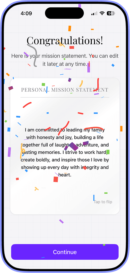 Create your life's mission